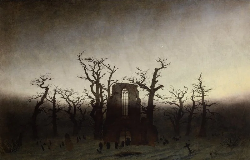 Abtei im Eichwald — Caspar David Friedrich, 1809/1810