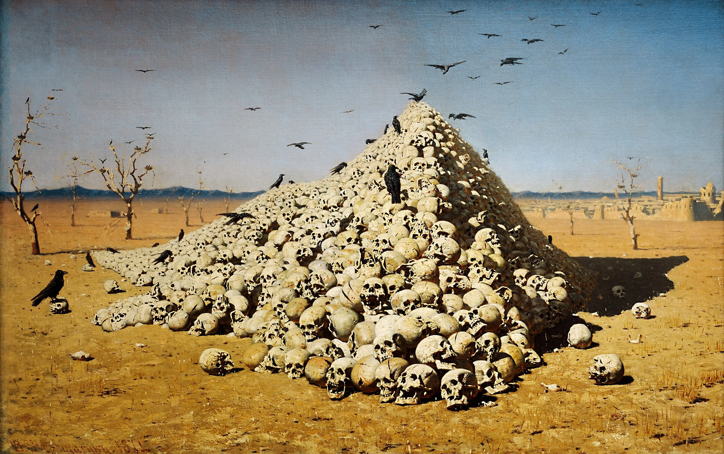 The Apotheosis of War — Vasily Vereshchagin, 1871