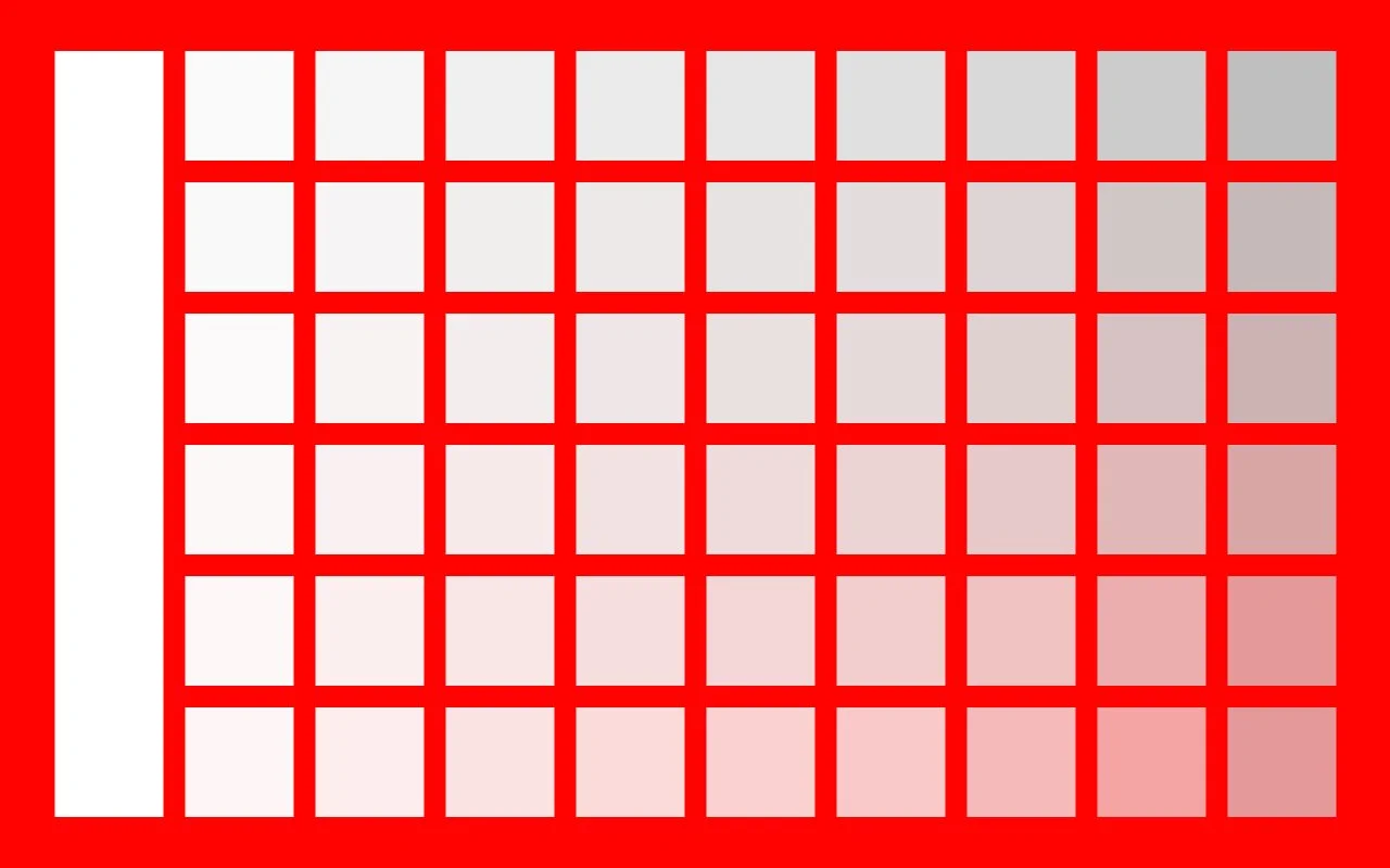 Color experiment — red background 1
