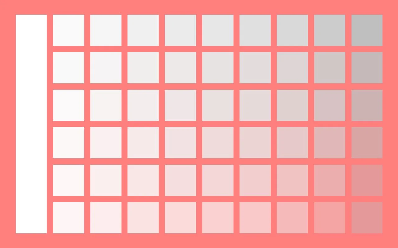 Color experiment — red background 2