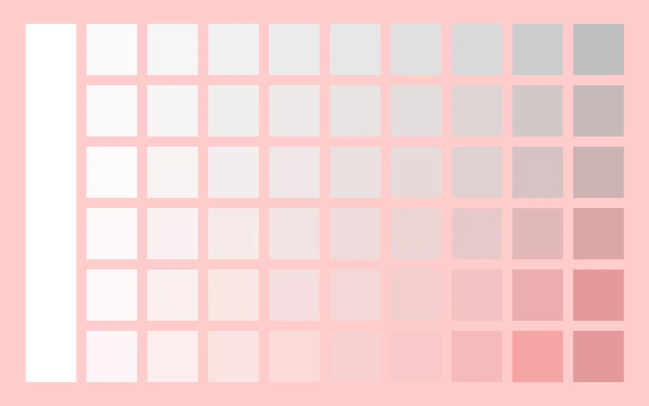 Color experiment — red background 3