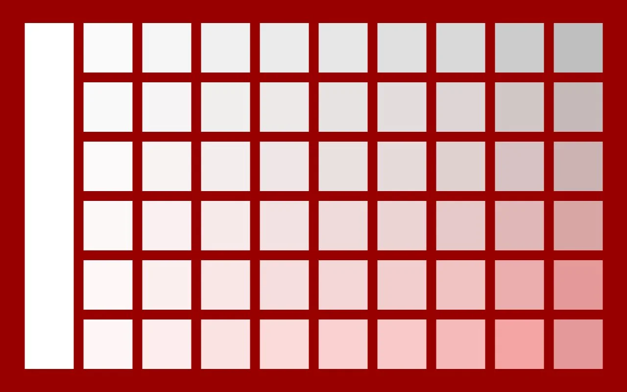 Color experiment — red background 4